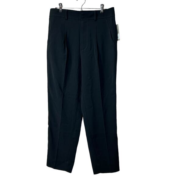 Everlane Japanese GoWeave Way-High Tapered Pant Black Women 6 NWT - Picture 5 of 14